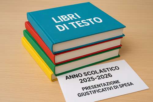 Libri di testo anno scolastico 2025-2026. Presentazione giustificativi di spesa.