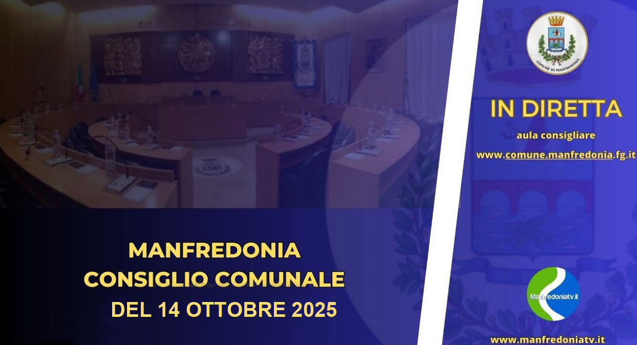 Diretta streaming Consiglio Comunale del 14 ottobre 2025 ore 15:00