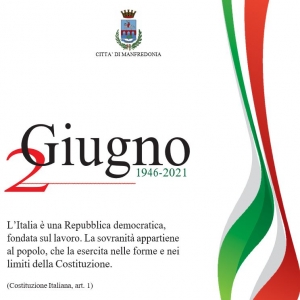 2 Giugno 2021 Festa della Repubblica Italiana
