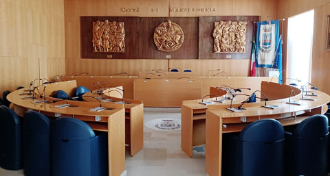 Sala Consiliare Comune di Manfredonia
