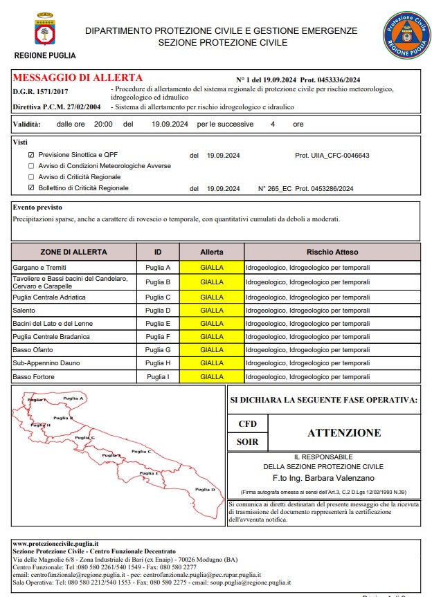 Allerta meteo